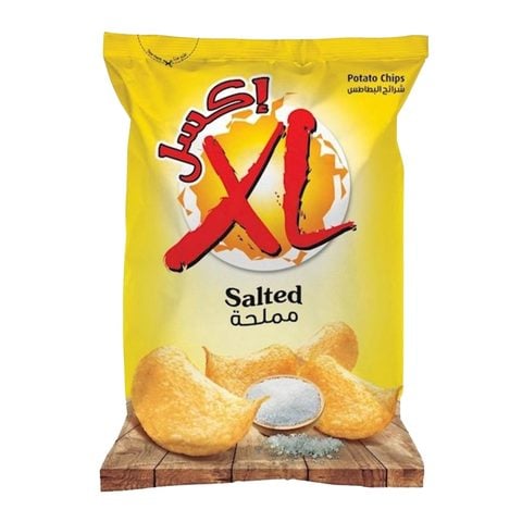 Buy Xl potato chips salt 165 g in Saudi Arabia