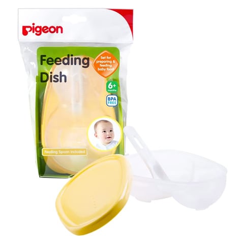 Pigeon Feeding Dish 03314 Yellow