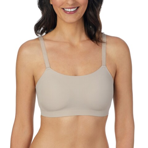CAROLE HOCHMAN Women&#39;s 2-Pack Midnight Smooth Comfort Bra Size: Medium, Color: White &amp; Ivory