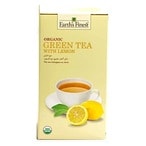 Buy Earths Finest Organic Green Teabags With Lemon 1.5g Pack of 25 in UAE