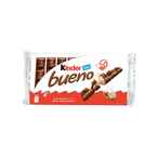 Buy Kinder Bueno Milk Chocolate Bar In Wafer With Hazelnut Cream 21.5g Pack of 10 in Kuwait