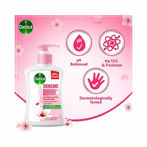 Dettol Skincare Antibacterial Hand Wash 400ml