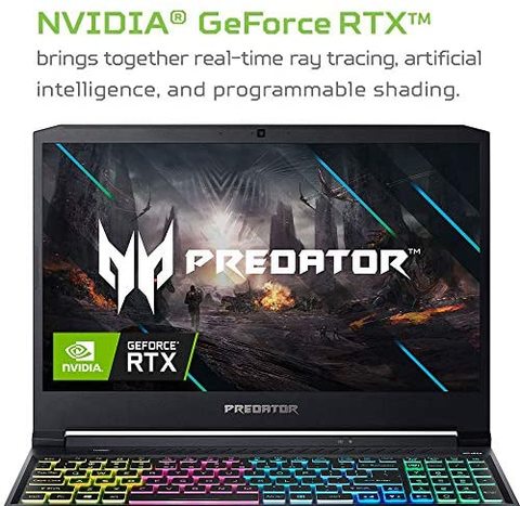 Acer Predator Helios 300 Gaming Laptop 15.6 Full HD, Intel i7-10750H, NVIDIA GeForce RTX 2060 6GB, 16GB Dual-Channel DDR4, 512GB NVMe SSD