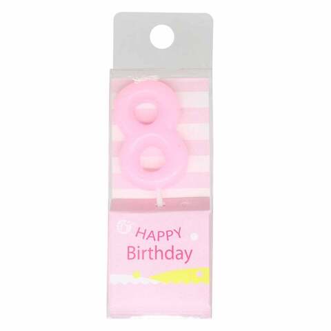 Treasures Number 8 Birthday Candle