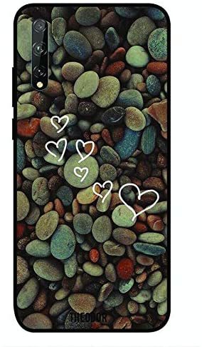 Theodor - Huawei Y8P Case Cover Stones Flexible Silicone Cover