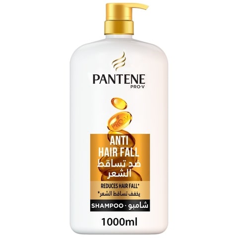 Buy Pantene Pro-V Anti-Hairfall Shampoo 1000 ml Online - Shop Beauty &  Personal Care on Carrefour UAE