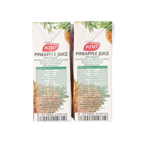 kDD Pineapple Juice 250mlx6