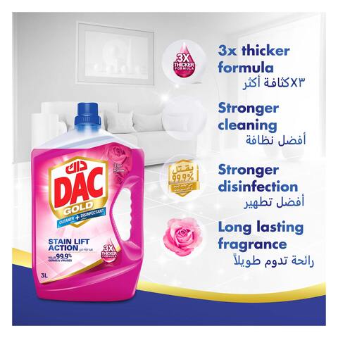 Dac Gold Cleaner + Disinfectant Rose 1L