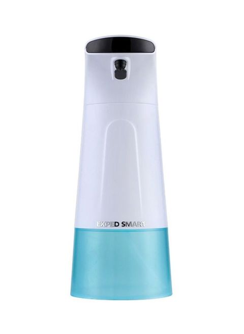 Generic Waterproof Touchless Liquid Soap Dispenser White/Blue 22x8x11centimeter