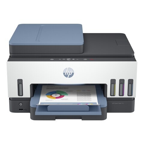 HP Smart Tank 795 All-On-One Thermal Wi-Fi Smart Inkjet Printer Black Blue