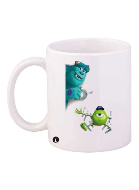 Bp Monster Inc Printed Mug White/Blue/Green Standard Size