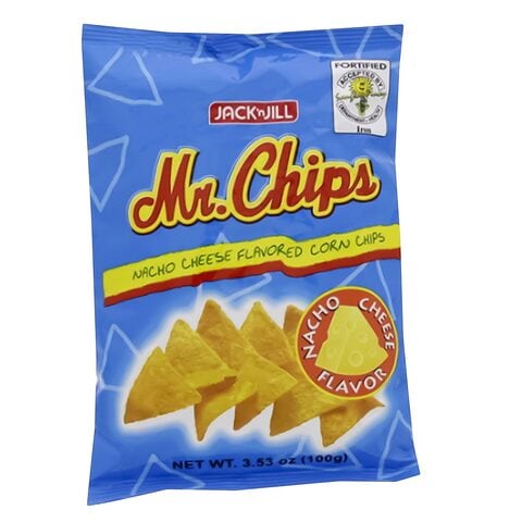Jack&#39;n Jill Mr.Chips Nacho Cheese Corn Chips 100g