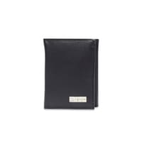 Inahom Tri-Fold Organised Wallet Flat Nappa Genuine and Smooth Leather Upper IM2021XDA0006-400-Navy Blue