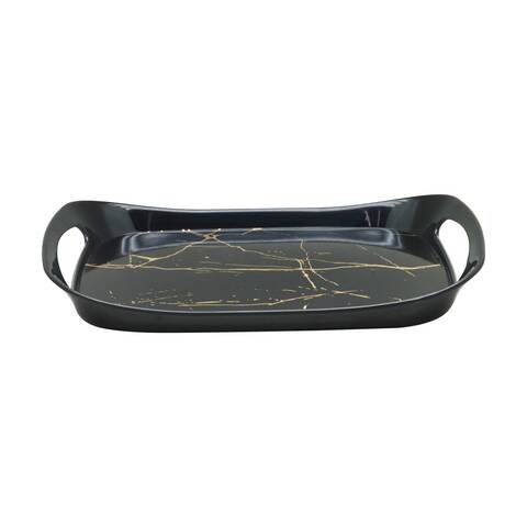 RK COMFORT TRAY SMALL BLACK STATIC GOLD, DWT1024BSG, 12.25&quot; x 9&quot;