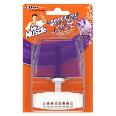 Mr. Muscle Lavender Liquid Rim Block Toilet Freshener 55 ml