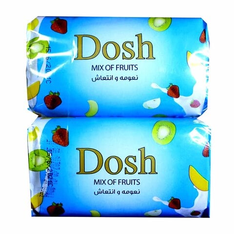 Buy Dosh Mix of Fruits Soap - 110 gram - 4 Count in Egypt