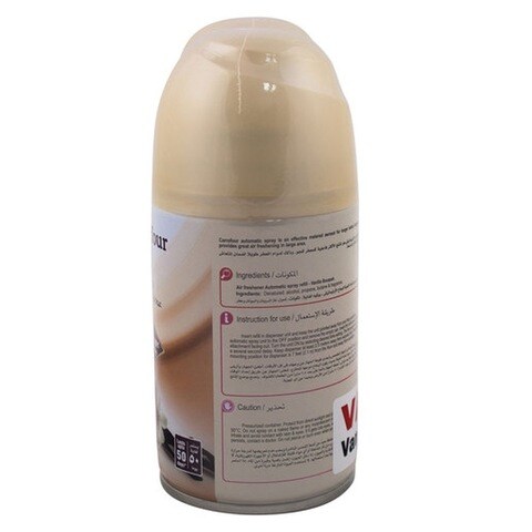 Carrefour Air Freshener Automatic Spray Refill Vanilla Bouquet 250ml x2
