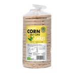 Buy Organic Larder Only Corn Cakes 100g in UAE