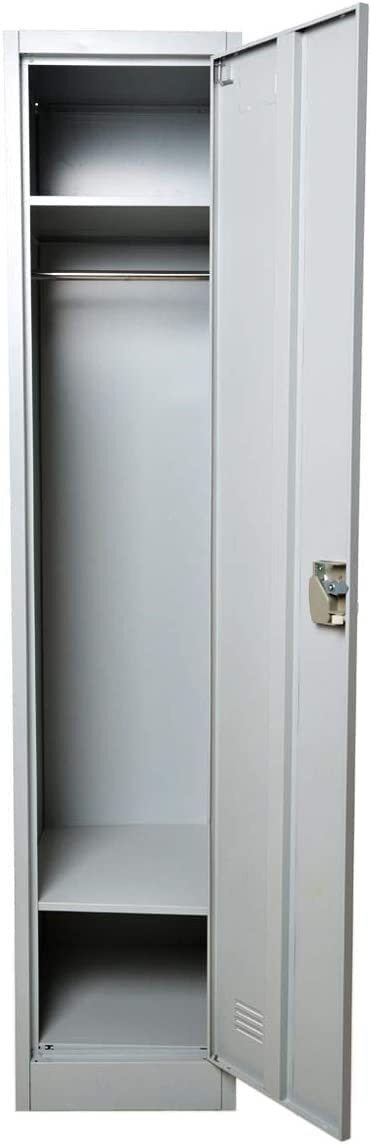 Single door store cabinet