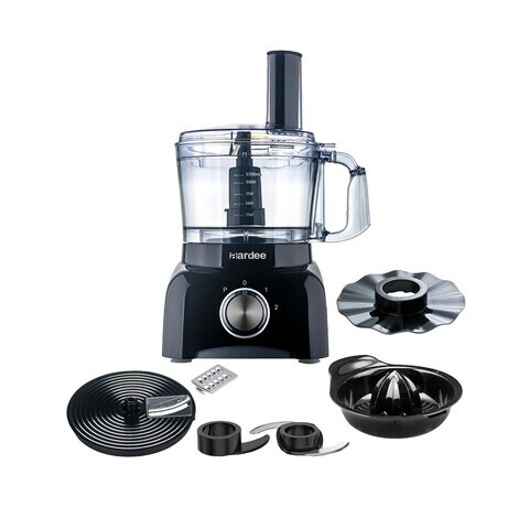 Aardee ARCH-8100 600W Food Processor with 6 Attachments