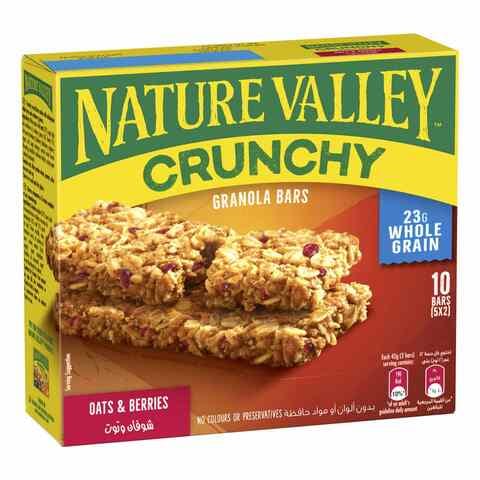 Buy Nature Valley Crunchy Oats And Berries Granola Bar 210g in UAE