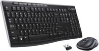Logitech Mk270 Wireless Keyboard And Mouse Combo For Windows, 2.4 Ghz, Compact Wireless Mouse, 8 Multimedia &amp; Shortcut Keys, 2-Year Battery Life, PC/Laptop