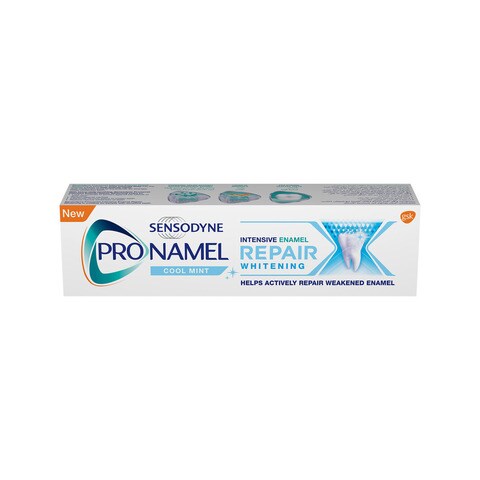 Sensodyne Pronamel Toothpaste helps actively repair acid weakened enamel Intensive Enamel Repair Whitening 75ml