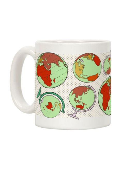 muGGyz Coffee, Scrubs And Rubber Gloves Nurse Life Printed Mug White/Black 8x9.5x8centimeter
