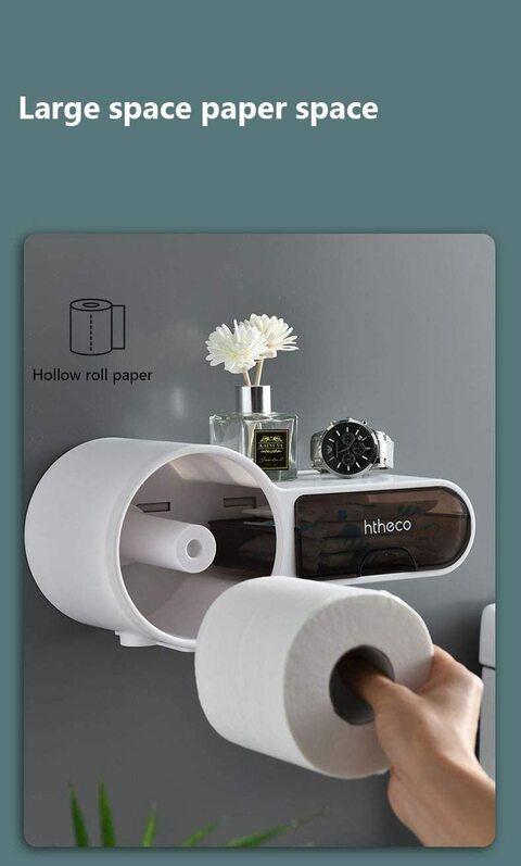 Toilet Paper Roll Holder Wall-mounted, Anti-rust Paper Roll Holder