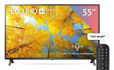 ال جي 55UQ7500 تليفزيون ذكي 55 بوصة 4K الترا اتش دي ونظام تشغيل WebOS