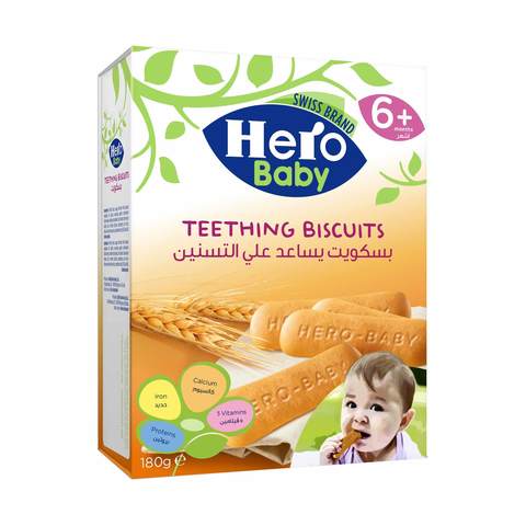 Hero Baby Teething Biscuits 180g