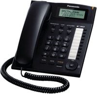 Panasonic KX-TS880B Integrated Corded Telephone, Black