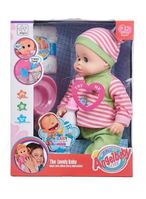 Buy Zahrat Toys The Lovely Baby Doll With Accessories 16Inch in UAE