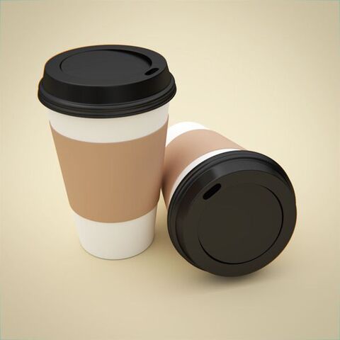 Buy Yesocea 50 Sets Disposable Coffee Cups With Lids And Sleeves