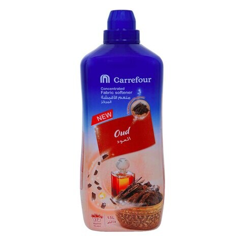 Carrefour Oud Concentrated Fabric Softener Blue 1.5L