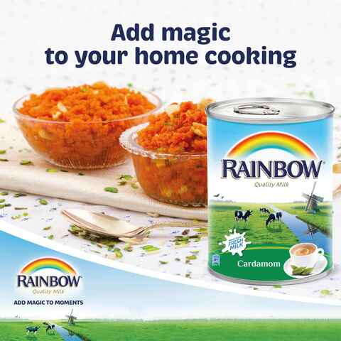 Rainbow Evaporated Milk Cardamom 410g