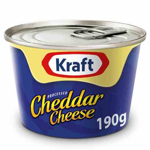 Kraft Cheddar Cheese Can 190g
