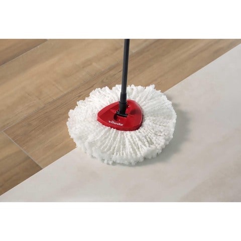 Buy Vileda Easy Wring And Clean Turbo Mop And Bucket Set Grey Online - Shop  Cleaning & Household on Carrefour UAE