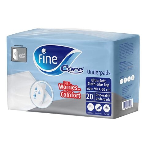 Fine Care Incontinence Unisex Medical 20 Pads