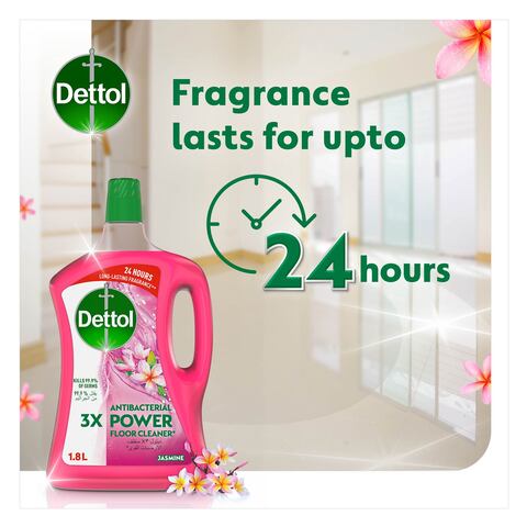 Dettol Antibacterial Power Floor Cleaner , Jasmine Fragrance, 1.8L