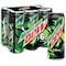 Mountain Dew Carbonated Soft Drink Cans 330ml Pack of 6
