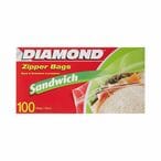Buy Diamond Zipper Sandwich 100 Bags in UAE