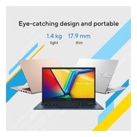 ASUS Vivobook 14 X1404 Laptop With 14.0-Inch Display Core i7 Processor 8GB RAM 512GB SSD Intel UHD Graphic Card Quiet Blue