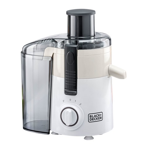 Buy Black & Decker Large Feeding Chute Juice Extractor 250W Je250-B5 White  Online - Shop Electronics & Appliances on Carrefour UAE