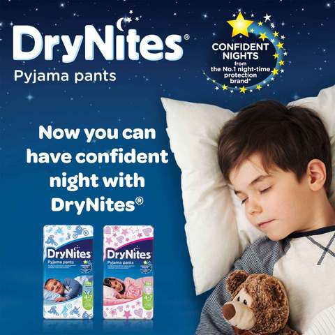 Huggies Drynites Pyjama Pants 4-7 Years 17-30kg 16 Count