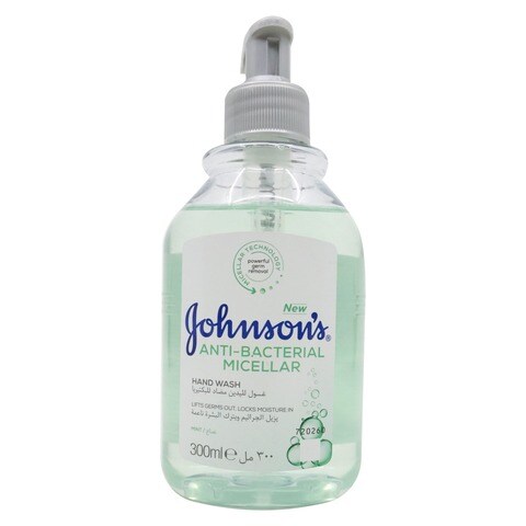 Johnson&#39;s Anti-bacterial Micellar Hand Wash Mint 300ml