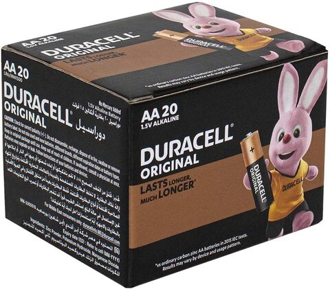 Duracell Alkaline AA Batteries, pack of 20