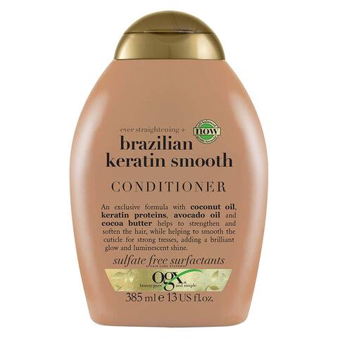 Ogx Ever Straightening Plus Brazilian Keratin Smooth Shampoo Conditioner - 385 ml