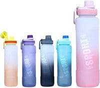 Sports water Bottle, BPA Free, Leak-proof, Shatterproof &amp; Toxic Free (Pink)