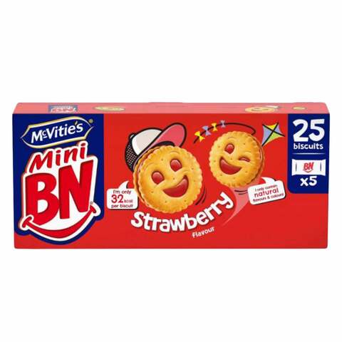 Mcvities Biscuits Mini Strawberry 175 Gram
